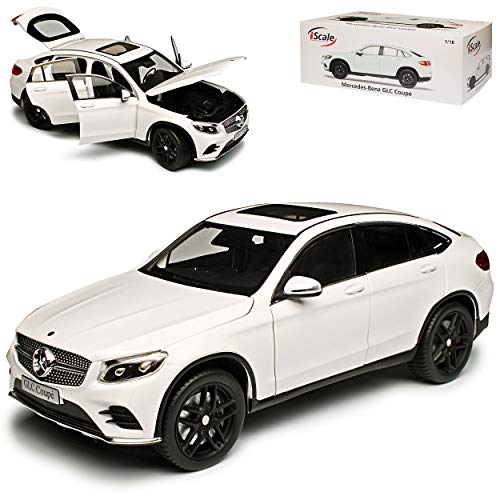 I-Scale Mercedes-Benz GLC Coupe X253 SUV Weiss Ab 2015 1/18 Modell Auto von I-Scale