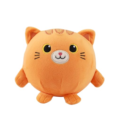 I-TOTAL® - Weiches Squishy Kissen aus Memory-Schaum 14 cm Durchmesser, Squishy Pillow (ORANGE Tabby CAT) von I-TOTAL
