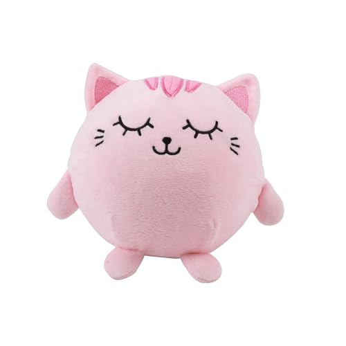 I-TOTAL® - Weiches Squishy Kissen aus Memory-Schaum 14 cm Durchmesser, Squishy Pillow (PINK CAT) von I-TOTAL