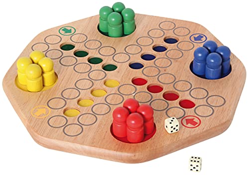 Bartl 106760 Big Ludo aus Holz | EIN fesselndes Gesellschaftsspiel für alle Altersgruppen von I m Toy