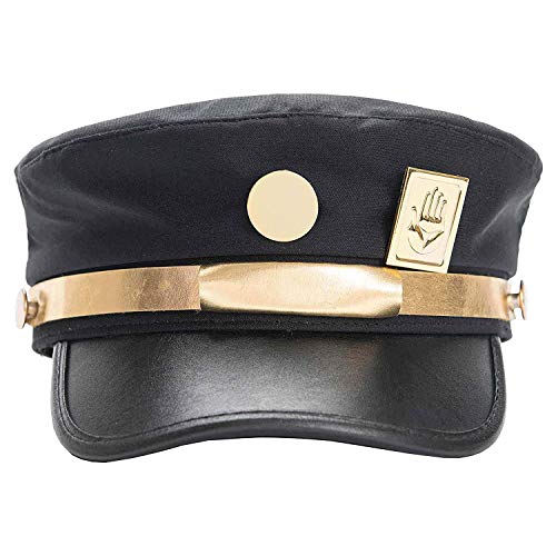 I3C JoJo Baseballkappe im japanischen Stil, Jotaro Kujo Cosplay, Hut Unisex aus Baumwolle mit goldenem Abzeichen, Kollektion Kostüm JoJo I3C JoJo Baseballkappe im japanischen Stil, Jotaro Kujo Cosplay, Hut Unisex aus Baumwolle mit goldenem Abzeichen, Kollektion Kostüm JoJo von I3C