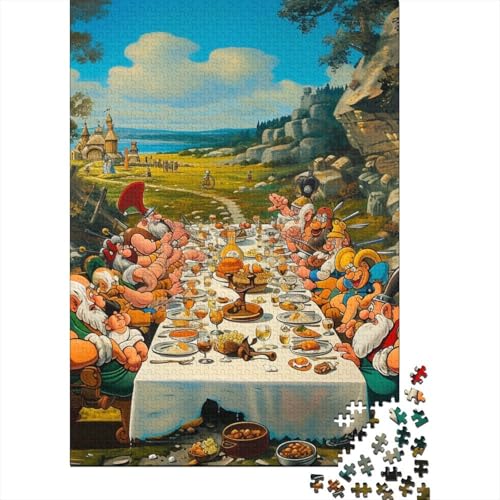 Campsites Puzzles 1000 Teile Schwer Puzzle Spielzeug Lernspiel Impossible Herausforderungsspielzeug Für Erwachsene Kinder 1000pcs (75x50cm) von IAEXFGHJZ