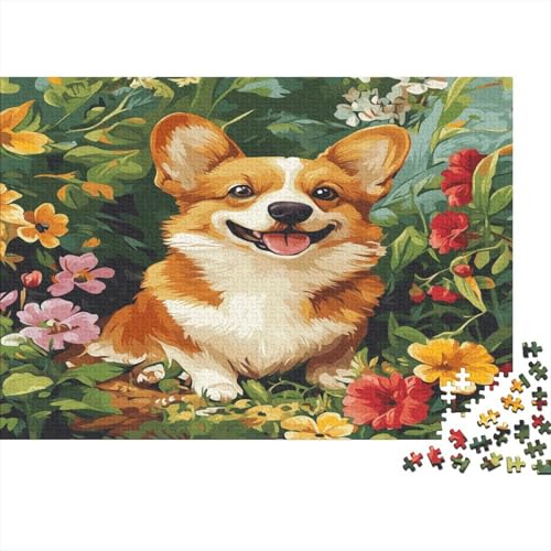 Corgi Puzzle 1000 Teile Puzzle Für Erwachsene Und Kinder Ab 14 Jahren Puzzel 1000pcs (75x50cm) von IAEXFGHJZ
