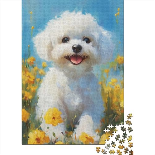 Malteserr Puzzles 1000 Teile Schwer Puzzle Spielzeug Lernspiel Impossible Herausforderung Spielzeug Für Erwachsene Und Kinder Ab 14 Jahren 1000pcs (75x50cm) von IAEXFGHJZ