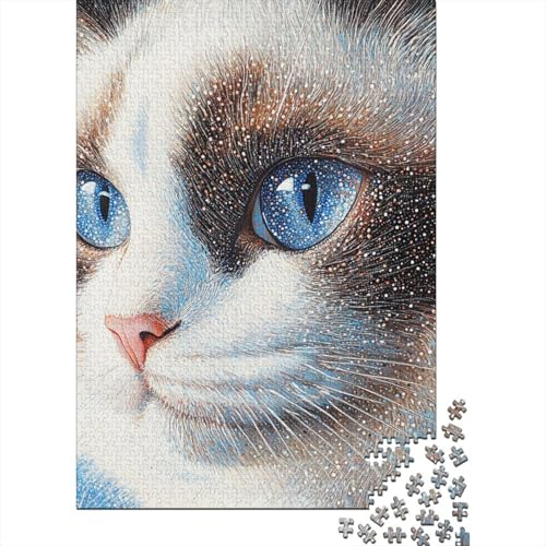 Ragdoll Puzzle 1000 Teile Schwer Puzzle Spielzeug Lernspiel Impossible Herausforderung Spielzeug Für Erwachsene Und Kinder in Bewährter 1000pcs (75x50cm) von IAEXFGHJZ