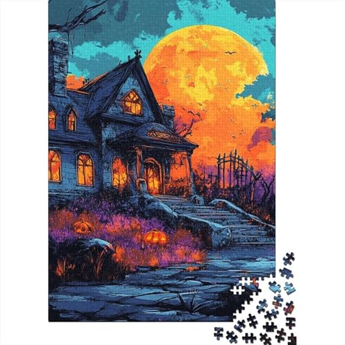 Schloss Puzzles 1000 Teile Schwer Puzzle Spielzeug Pädagogisches Spiel Impossible Herausforderung Spielzeug Für Erwachsene Und Kinder Ab 14 Jahren 1000pcs (75x50cm) von IAEXFGHJZ