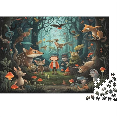 Bunte Märchenwelt Puzzle para Adultos 1000 Piezas Märchenhafte Welt Juego De Rompecabezas Juegos EduKatzenartigivos Regalo De Navidad Y Cumpleaños Decoración Stress Relief 1000pcs (75x50cm) von IAIODFSAN