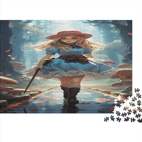 Bunte Märchenwelt Puzzles para Adultos 1000 Piezas Märchenhafte Welt Regalo De Navidad Y Cumpleaños Juego De Rompecabezas Decoración EduKatzenartigional Game Stress Relief Toy 500pcs (52x38cm) von IAIODFSAN