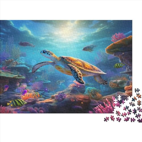 Meeresleben Ozeane 1000 Piezas Puzzles Adultos Juego De Rompecabezas Decoración Regalo De Navidad Y Cumpleaños Juegos Educativos Stress Relief Toy 300pcs (40x28cm) von IAIODFSAN