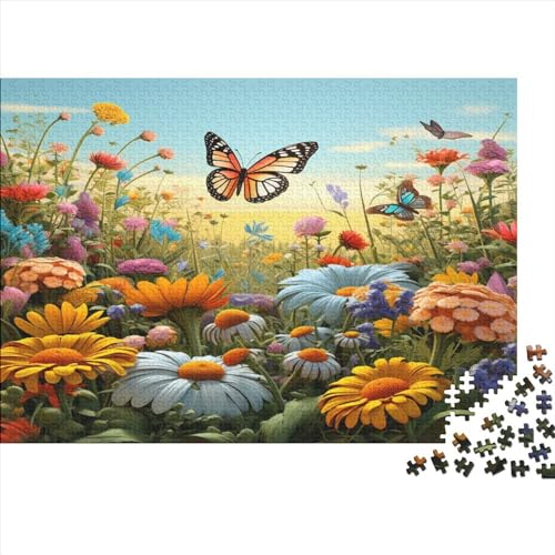 Schmetterlinge und Blumen Puzzles Adultos Libellen 1000 Piezas Juego De Rompecabezas para Decoración Del Hogar Regalo De Navidad Y Cumpleaños Juegos Educativos Stress Relief 300pcs (40x28cm) von IAIODFSAN