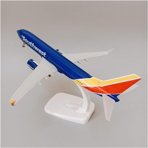 IBDRY Flugzeugmodelle, 20 cm, Metall-Flugzeug for Fluggesellschaften, Boeing, Modellsammlung und Geschenk von IBDRY