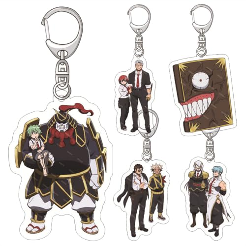 IBENTO Undead Unluck Schlüsselanhängers 5 Stück Anime Charakter Model Tasche Anhänger Auto Schlüssel Dekoration von IBENTO