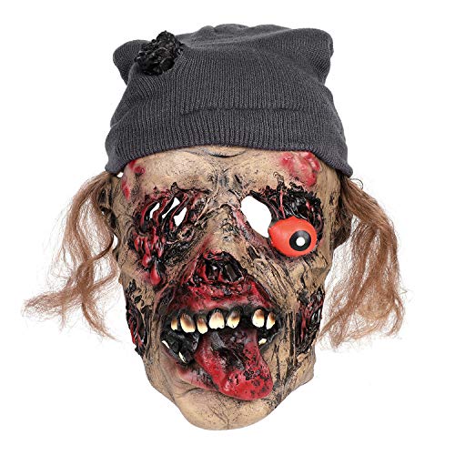 Halloween Gesichtsschutz Clown Hexe Attentäter Kopfabdeckung Zombie Teufel Ghost Geist Faultiermaske mit Haar Horror Gruselig Party Requisiten Cosplay Kostüm für Mottoparty Nachtclub Augapfelskull Halloween Gesichtsschutz Clown Hexe Attentäter Kopfabdeckung Zombie Teufel Ghost Geist Faultiermaske mit Haar Horror Gruselig Party Requisiten Cosplay Kostüm für Mottoparty Nachtclub Augapfelskull von IBLUELOVER