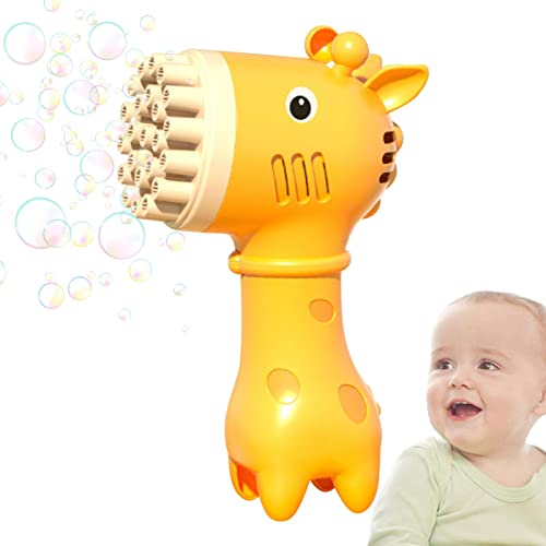 IBUGER Seifenblasenmaschine für Kinder,Cartoon-Reise-Handventilator | Partygeschenke, Outdoor Bubble Blower Spielzeug mit Licht, Geburtstagsgeschenk für Jungen Mädchen von IBUGER