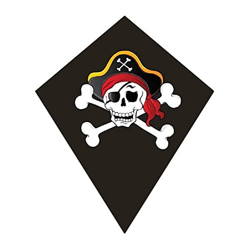 Icare IMAK018 Cerf-Volant Monofi - Eddy Pirate - 65 x 65 cm Traditionelle Spiele, bunt, Large von ICARE