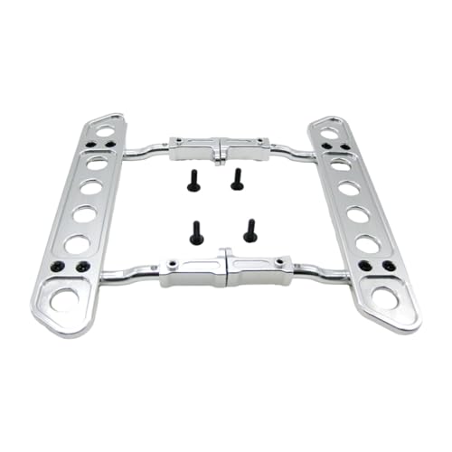 ICDKOYK Alloy Side Collision Step Board Pedale für 1/10 Axial SCX10 Crawler Alloy Side Pedale für Axial SCX10 Crawler, Silber von ICDKOYK