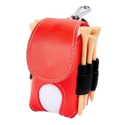 ICDKOYK Stilvolle Taille Hängende Nagel Set Tasche Für Outdoor Golf Tragbare Outdoor Golf Ball Tasche PU, Typ+2 von ICDKOYK