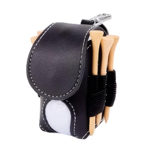 ICDKOYK Stilvolle Taille Hängende Nagel Set Tasche Für Outdoor Golf Tragbare Outdoor Golf Ball Tasche PU, Typ+3 von ICDKOYK