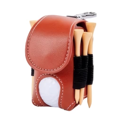 ICDKOYK Stilvolle Taille Hängende Nagel Set Tasche Für Outdoor Golf Tragbare Outdoor Golf Ball Tasche PU, Typ+5 von ICDKOYK