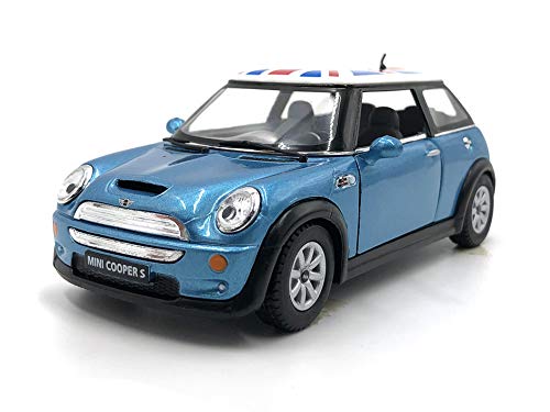 ICE TOYS Modellauto im Maßstab Mini Cooper S mit Flagge (Flag Azul) von ICE TOYS