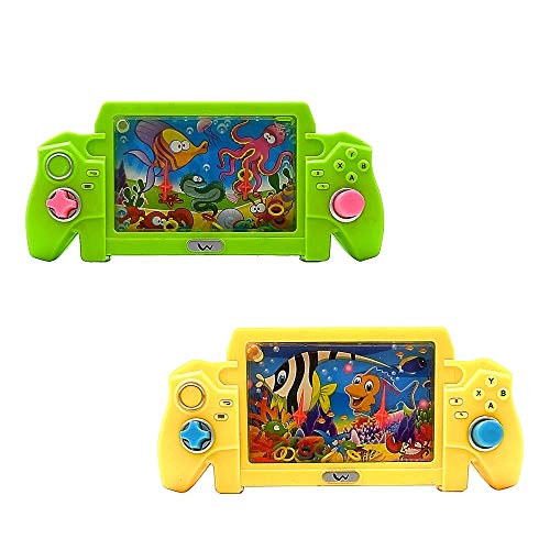 Iceland Set 2 Stück Wasserspiel Aqcua-Spiel für Kinder, Joystick-Form, einfach zu handhaben, für Kinder (C5) von ICE TOYS