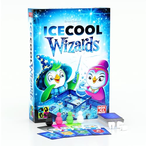 ICECOOL Wizards Board Game - Magisches Brettspiel für die ganze Familie! Zaubersprüche und eisige Abenteuer erwarten Dich! von ICECOOL