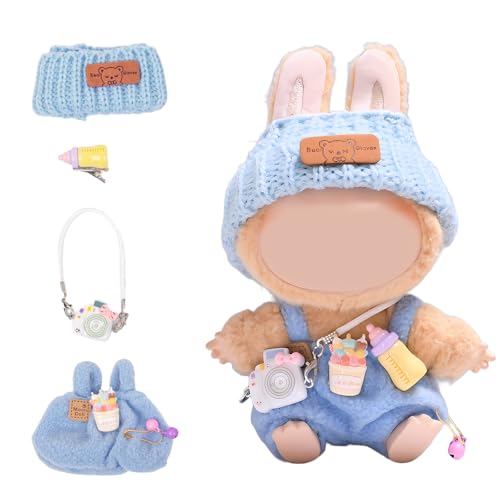 ICEMOOD Chic Plush LA Boo-Boo Puppenkleidungsset - Stilvolles und gemütliches Kostüm mit Zubehör für Puppensammler der Serie 1 und 2, blaues Futterset, Alter 12+ von ICEMOOD
