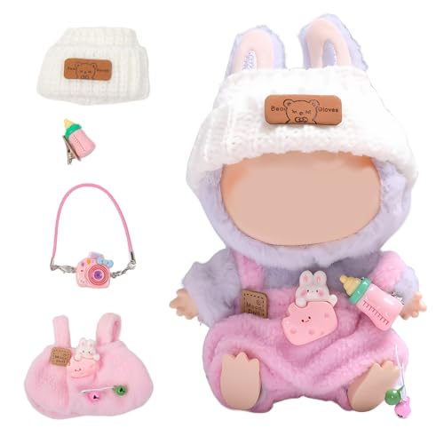 ICEMOOD Chic Plush LA Boo-Boo Puppenkleidungsset - Stilvolles und gemütliches Kostüm mit Zubehör für Puppensammler der Serie 1 und 2, rosa Feeder-Set, Alter 12+ von ICEMOOD