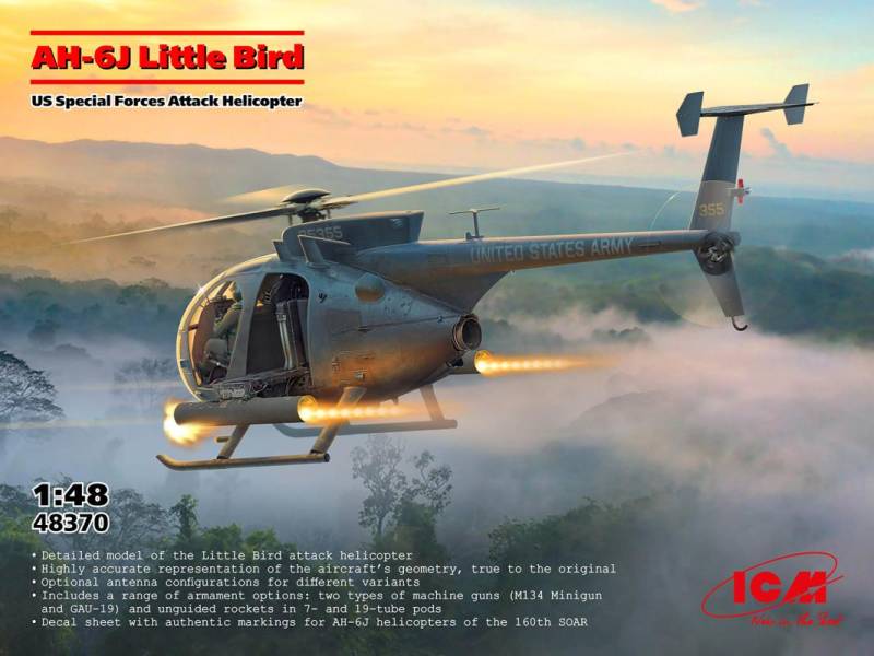 AH-6J Little Bird, US Special Forces Attack Helicopter AH-6J Little Bird, US Special Forces Attack Helicopter von ICM