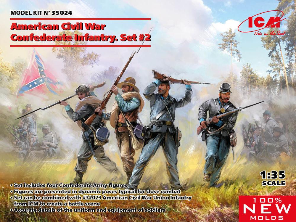 American Civil War Confederate Infantry - Set 2 American Civil War Confederate Infantry - Set 2 von ICM