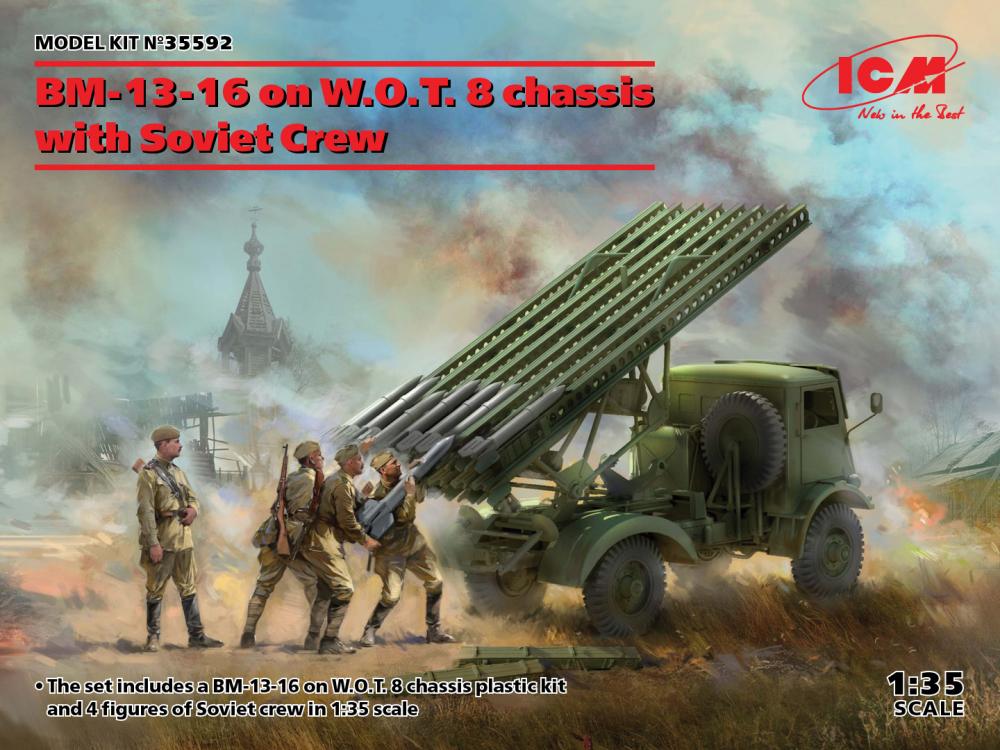 BM-13-16 on W.O.T. 8 chassis with Soviet Crew BM-13-16 on W.O.T. 8 chassis with Soviet Crew von ICM