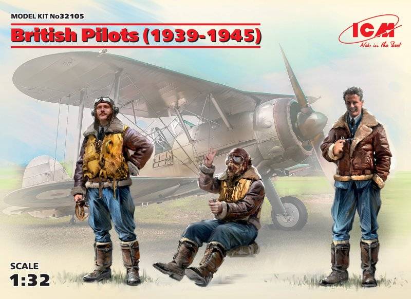 British Pilots (1939-1945) (3 figures) von ICM