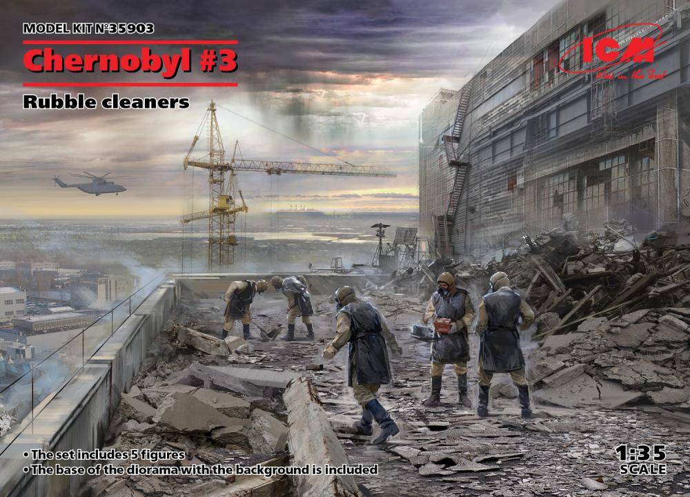 Chernobyl 3 - Rubble cleaners (5 figures) von ICM
