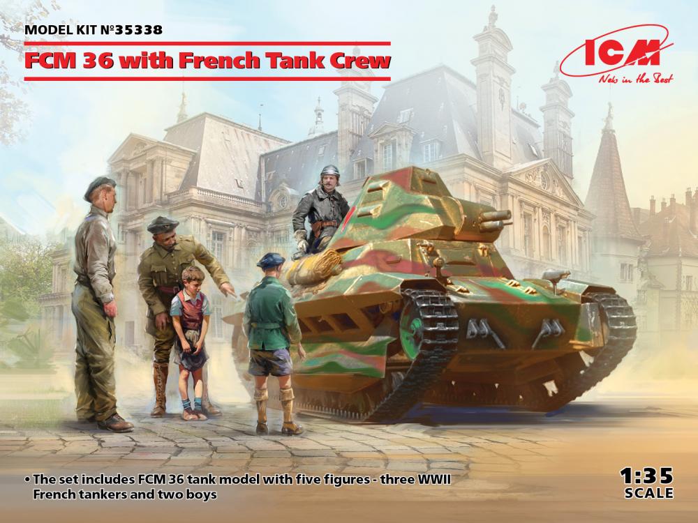 FCM 36 with French Tank Crew FCM 36 with French Tank Crew von ICM