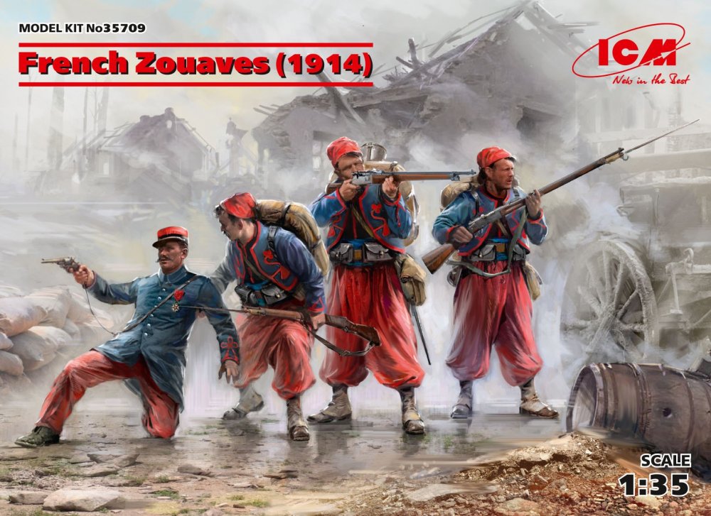French Zouaves (1914) (4 figures) von ICM