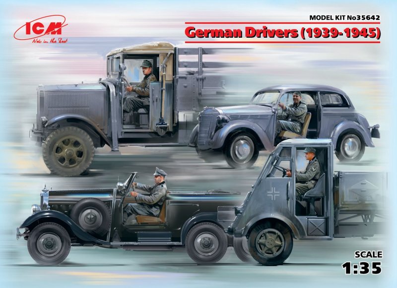 German Drivers (1939-1945) (4 Figuren) von ICM