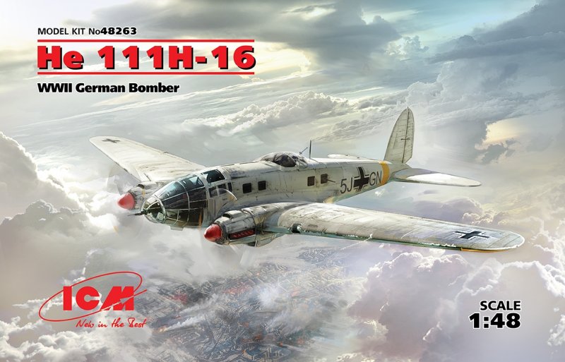 Heinkel He 111 H-16, WWII German Bomber Heinkel He 111 H-16, WWII German Bomber von ICM