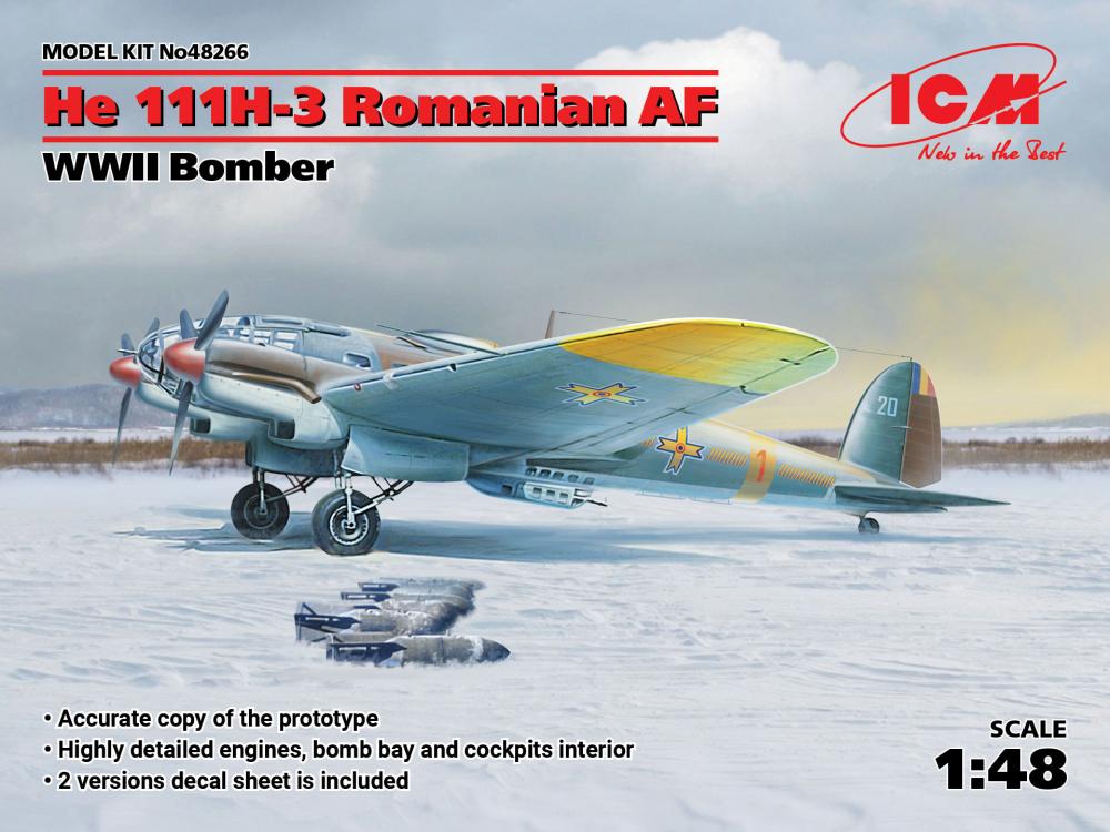Heinkel He 111 H-3 - Romanian AF, WWII Bomber Heinkel He 111 H-3 - Romanian AF, WWII Bomber von ICM