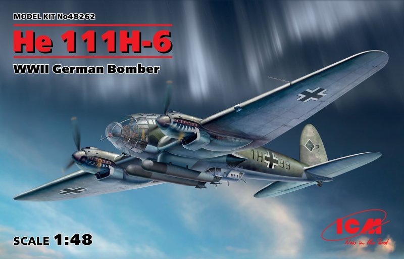 Heinkel He 111 H-6, WWII German Bomber Heinkel He 111 H-6, WWII German Bomber von ICM