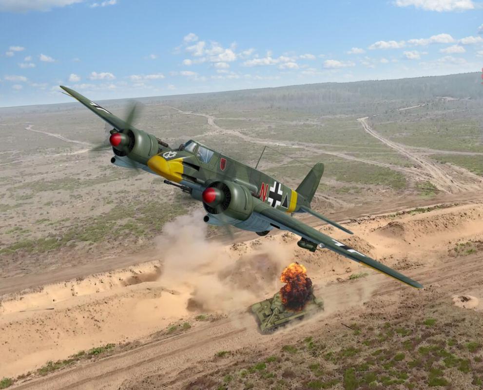 Henschel Hs 129B-1 - WWII German attack aircraft Henschel Hs 129B-1 - WWII German attack aircraft von ICM