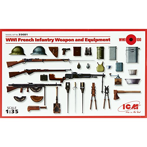 ICM 035681-1/35 WWI Französische Infanterie, Zubehör von ICM