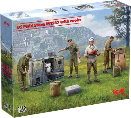 ICM 1:35 US Feldofen M1937 mit Köchen von ICM