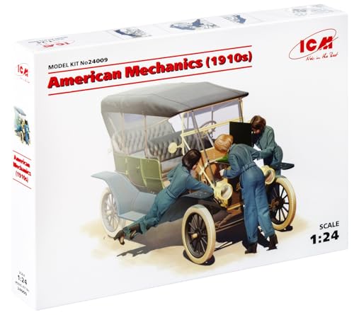ICM 24009 Figuren American Mechanics 1910s, Schwarz, Extra groß von ICM