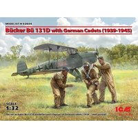 ICM 32034 1:32 Bücker Bü 131D w. German Cadets (1939-45) Limited von ICM