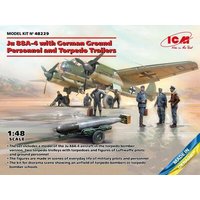 ICM 3318229 1:48 Ju 88A-4 with German Ground Personnel and Torpedo Trailers ICM 3318229 1:48 Ju 88A-4 with German Ground Personnel and Torpedo Trailers von ICM