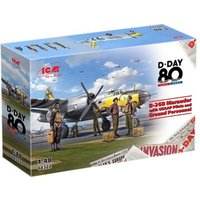 ICM 3318322 1:48 B-26B Marauder with USAAF Pilots and Ground Personnel von ICM