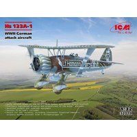 ICM 3319214 1:32 Hs 123A-1, WWII German attack aircraft (100% new molds) von ICM