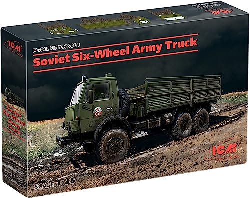 ICM 35001 1:35 - Sowjetische Sechsrad Armee Truck Modellbau, schwarz von ICM