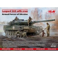 ICM 35013 1:35 Leopard 2A6 of the Armed Forces of Ukraine with crew von ICM