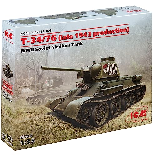 ICM 35366-1/35 T34/76 späte Produktion1943, Panzer von ICM